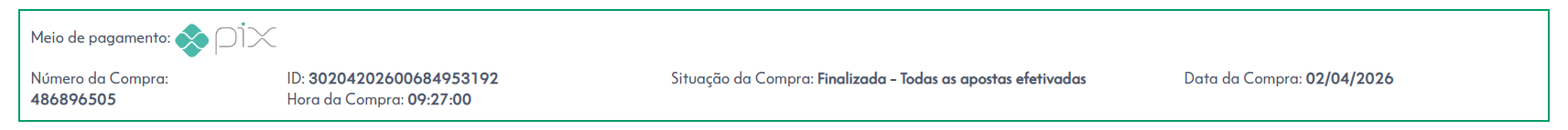 Comprovante de Participação