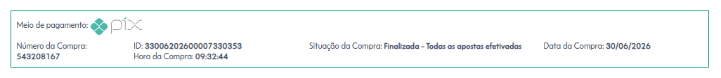 Comprovante de Participação